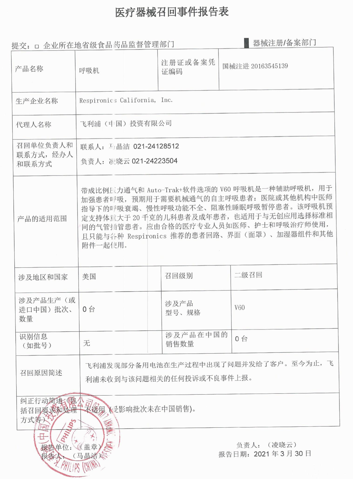 國家藥監局：飛利浦金科威4597臺設備出故障